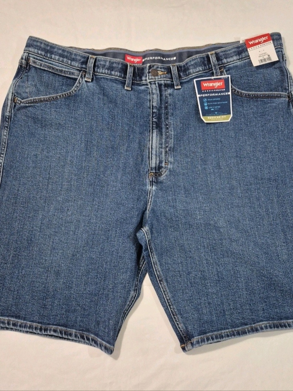 Wrangler Men's Blue Denim Jean Shorts